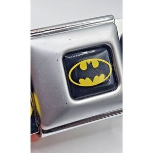 VIntage Y2K Batman Belt Airplane Seatbelt Buckle 46in at longest 27in short DC